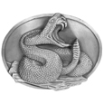 Snake Antiqued Belt Buckle
